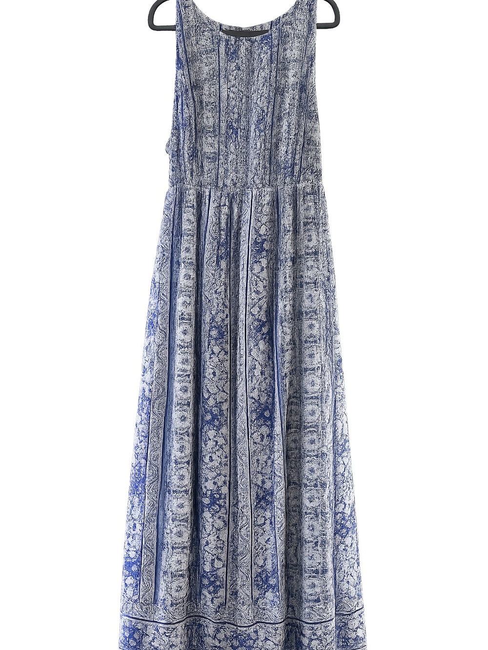 City Chic Blue and White Patterned Maxi Dress